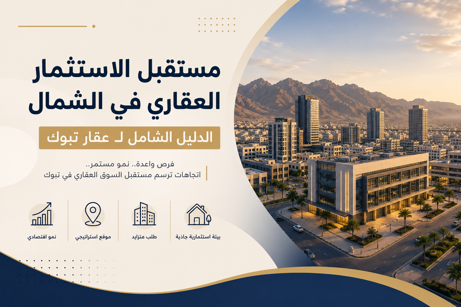 مستقبل الاستثمار العقاري في الشمال: الدليل الشامل لـ عقار تبوك 2 الدليل الشامل لـ عقار تبوك مستقبل الاستثمار العقاري في الشمال