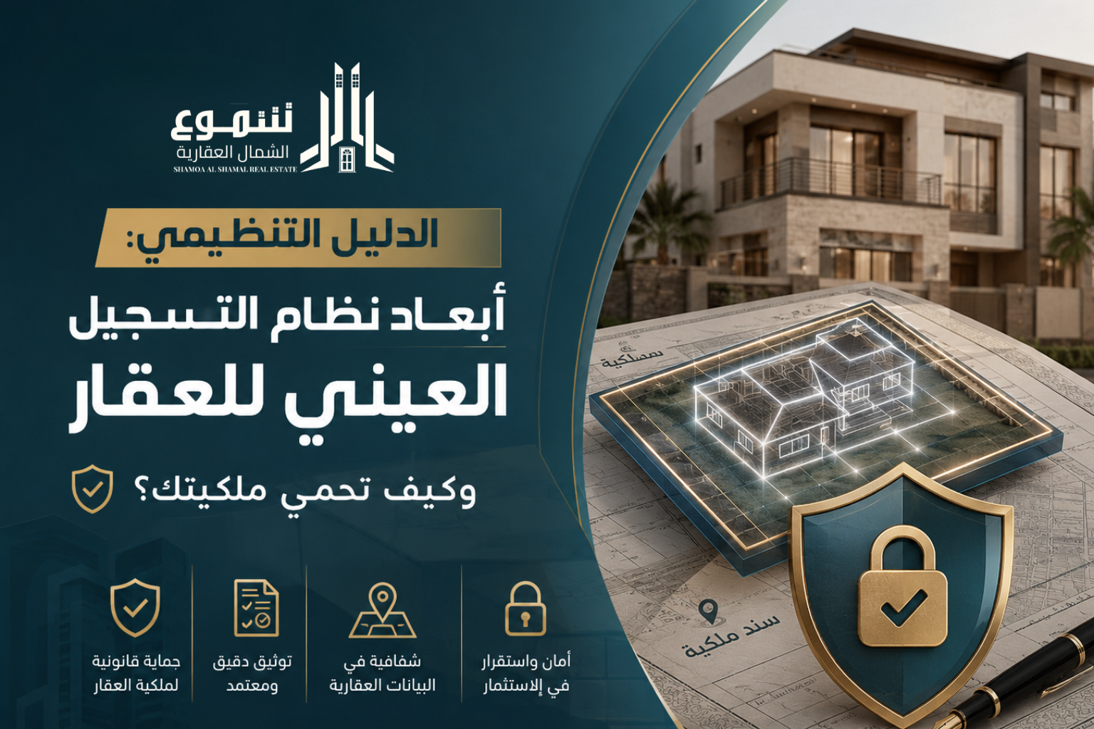 أبعاد نظام التسجيل العيني للعقار وكيف تحمي ملكيتك؟