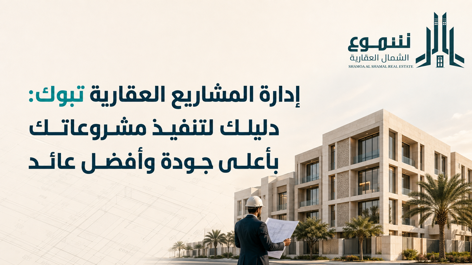 إدارة المشاريع العقارية تبوك: دليلك لتنفيذ مشروعاتك بأعلى جودة وأفضل عائد