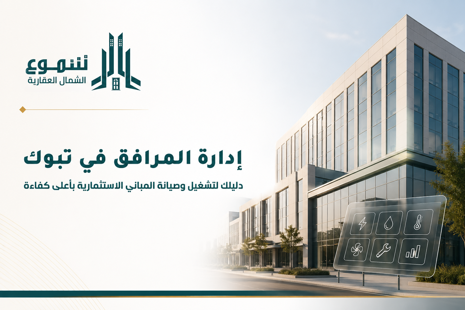 إدارة المرافق في تبوك دليلك لتشغيل وصيانة المباني الاستثمارية بأعلى كفاءة