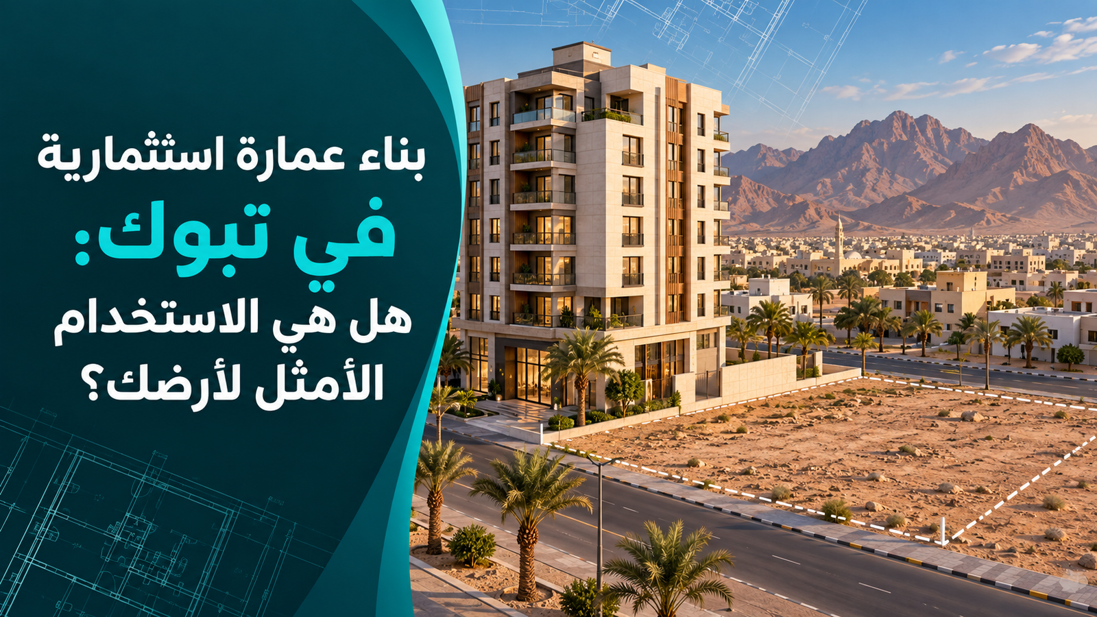 بناء عمارة استثمارية في تبوك