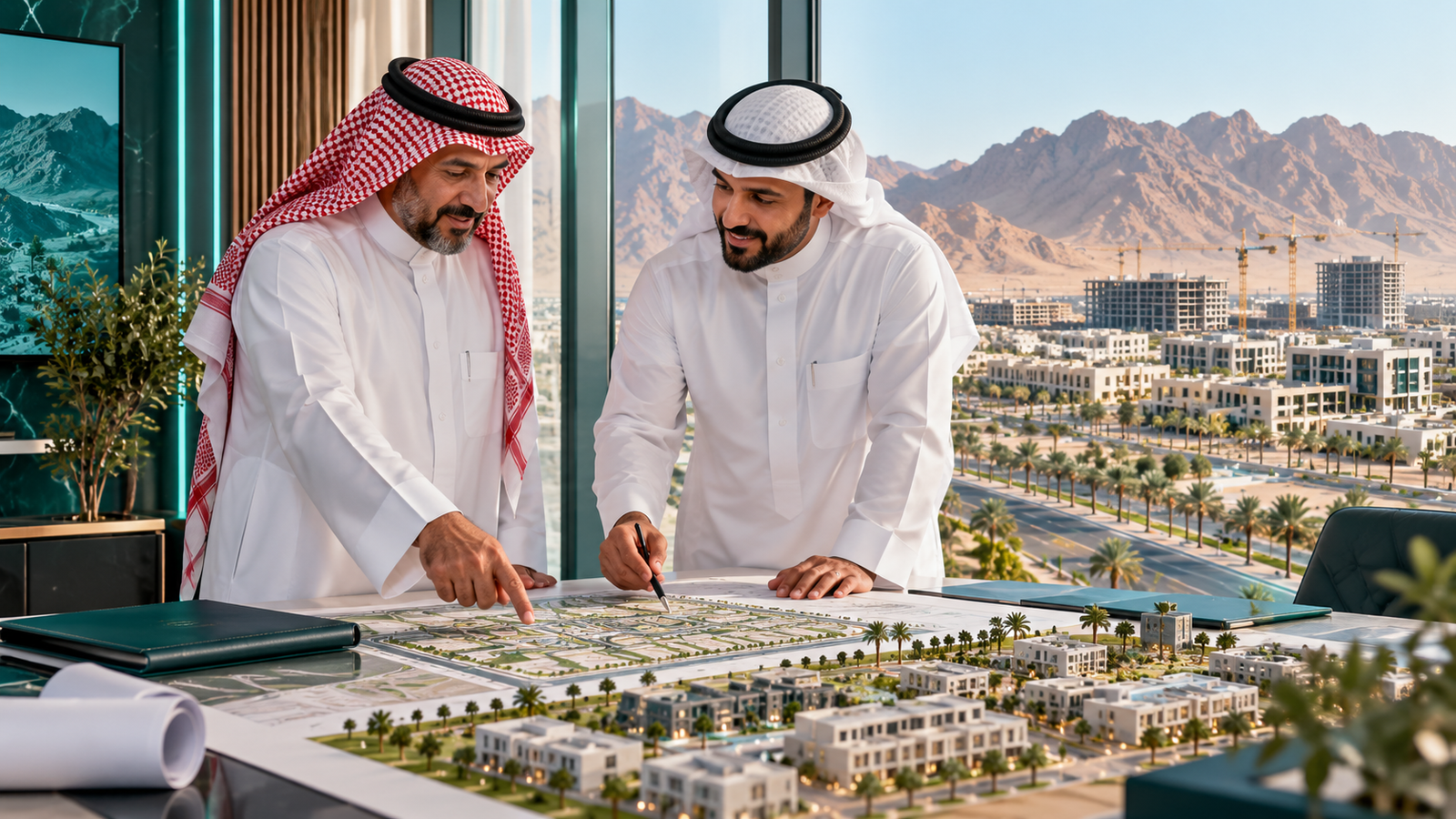 شراكة تطوير عقاري في تبوك