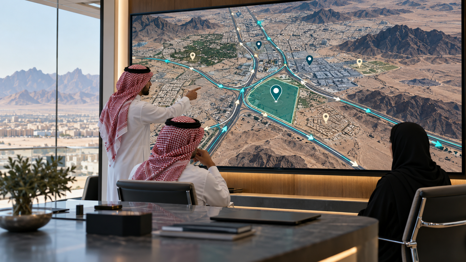 استغلال الموقع العقاري في تبوك